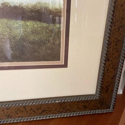 Lot 151  Framed Farm House Print