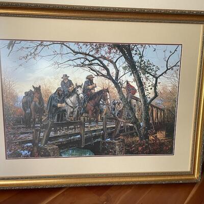 Lot 152   "Plan For Victory" Framed Print