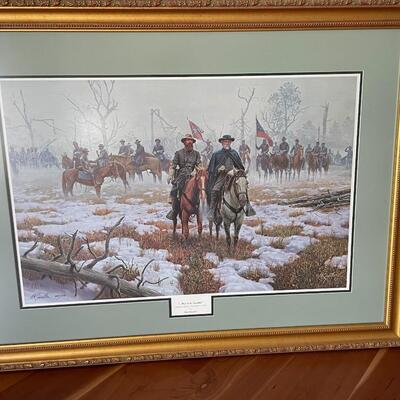 Lot 153  "War Is Terrible" Framed Print