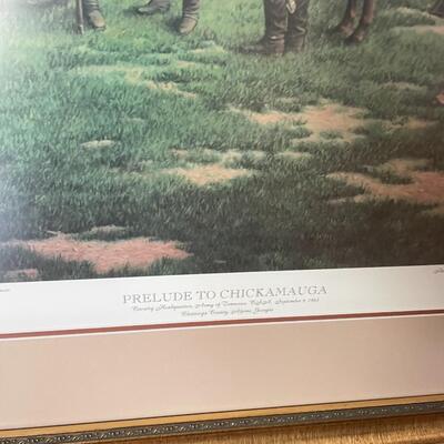 Lot 154  Prelude to Chickamauga Print