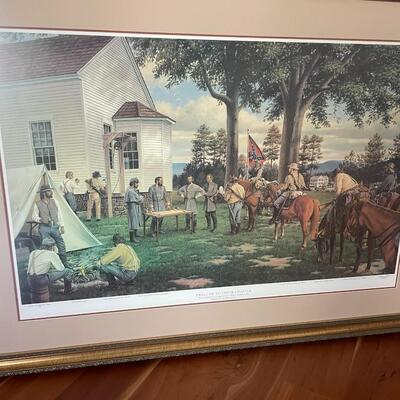 Lot 154  Prelude to Chickamauga Print
