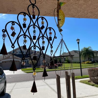 Lot 160  Two Wind Chimes