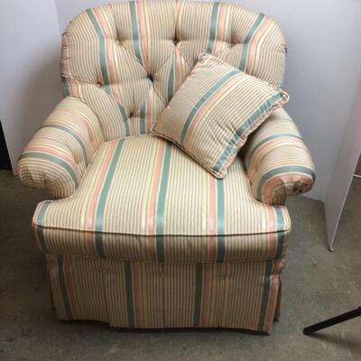 E775 Robert Allen Upholstered Armchair