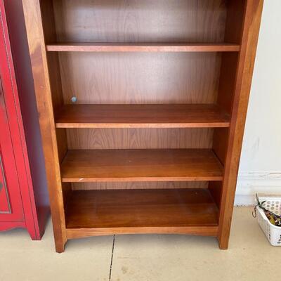 Lot 163   Solid Wood Bookcase