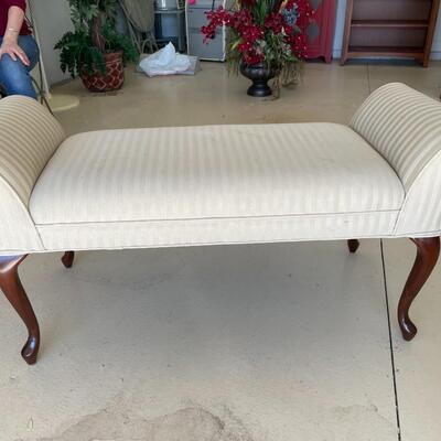 Lot 170  Upholstered Boudoir Bench