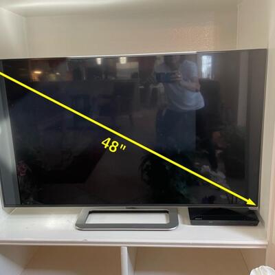 Lot 174  Vizio 48" TV and Sony Blu-ray player