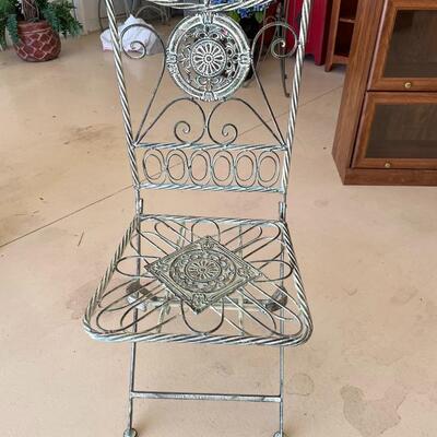 Lot 177  Metal Folding Chair
