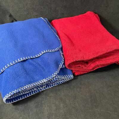 Lot 179  Pair of Fleece Throws