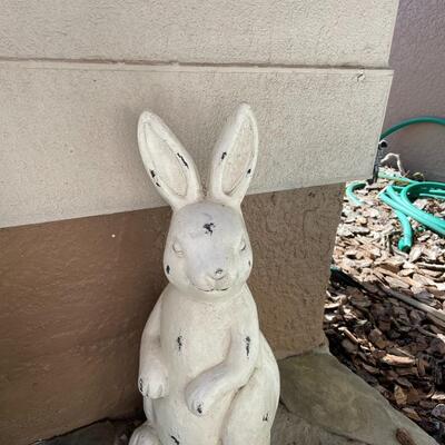 Lot 180  Two Bunny Statues