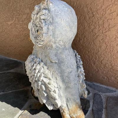 Lot 182  Owl Statue