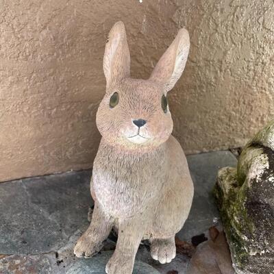 Lot 185  Outdoor Bunny Statues