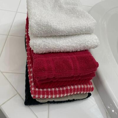 Lot 196   Six Dish Towels