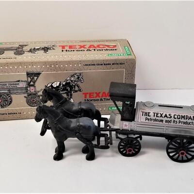 Lot #29  Texaco Horse & Tanker Bank with box