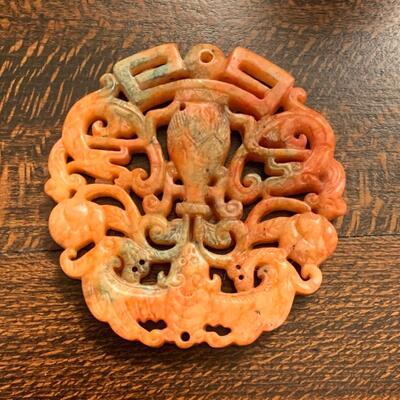 Asian Carved Pendant