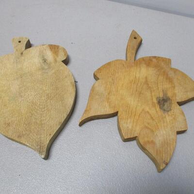 Acorn & Maple Leaf Cutting Boards