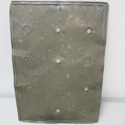 Vermont Tin Maple Sugar Cake Mold Board