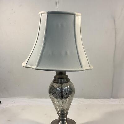 B871 Silver Mercury Glass Lamps