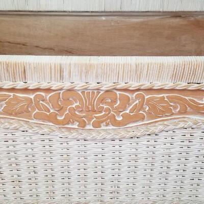 Lot #36  Indoor/Outdoor "Wicker" storage chest