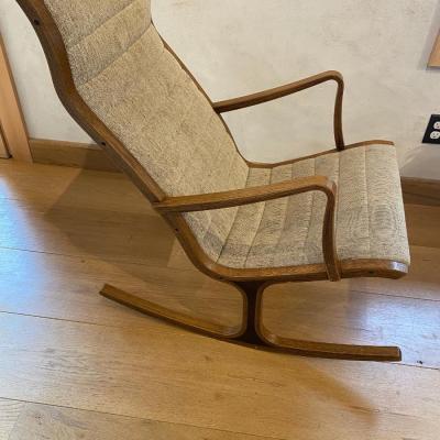 Mid Century Modern Authentic Tendo Mokko Rocking Chair