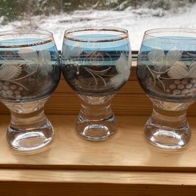 Crystal Glasses, set of (3) three