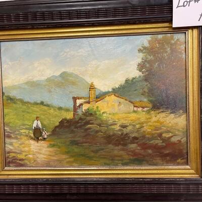 G134 Original Signed Landscape Oil Painting