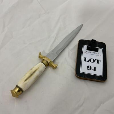-94- Simulated Bone Handled Dagger