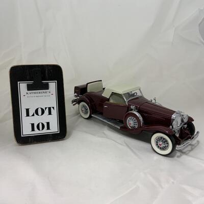 -101- MODEL CARS | Franklin Mint | 1935 Dusenberg J | Die-Cast