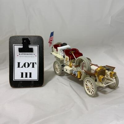-111- MODEL CARS | 1907 Thomas Flyer | Franklin Mint | Die-Cast
