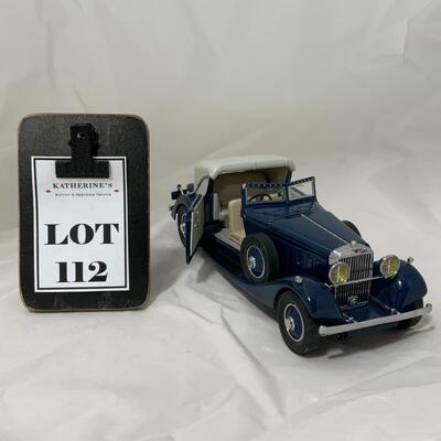 -112- MODEL CARS | 1934 Hispano-Suiza | Danbury Mint | Die-Cast