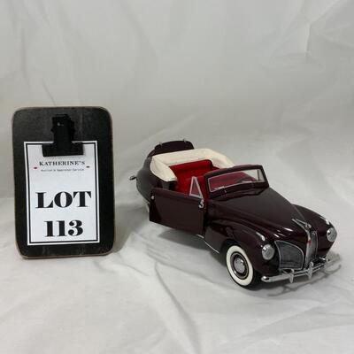 -113- MODEL CARS | Franklin Mint | Die-Cast Car