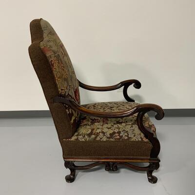 -124- Ornate Needlepoint Chair