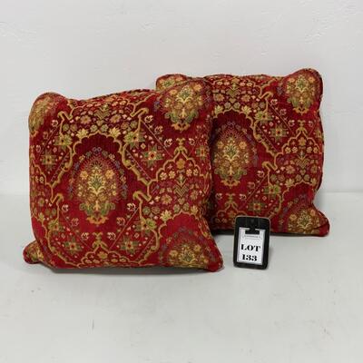 -133- Down-Filled Accent Pillows