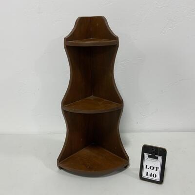 -140- Three Shelf Corner Unit