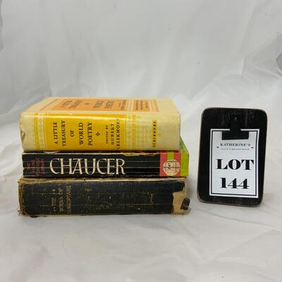-144- BOOKS | Poetry | Chaucer | Shakespeare