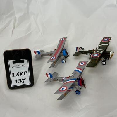 -157- Three Die-Cast Model Air Planes