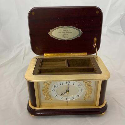-158- Clock Music Box