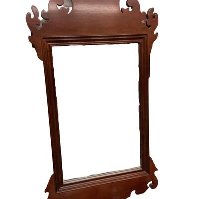 A156 Bombay Chippendale Style Beveled Mirror
