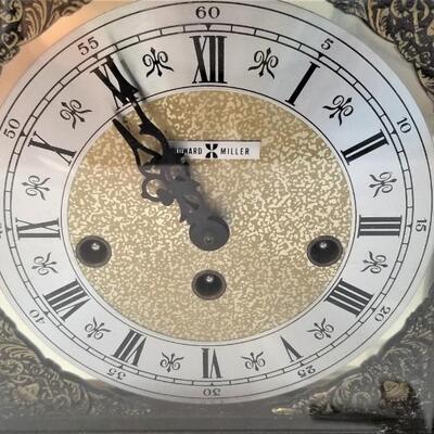 Lot #38  Howard Miller Mantle Clock - good working condition - 1980