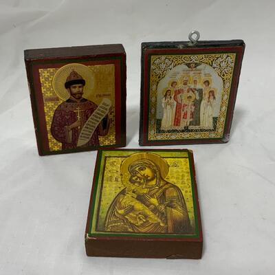 -186- Eastern Orthodox Idols | Mary and Child | Romanov Family | Czar Nicholas