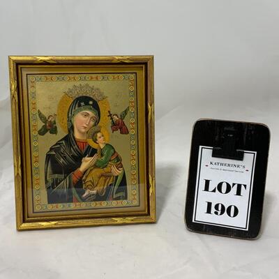 -190- Eastern Orthodox Idol | Mother Mary with Child