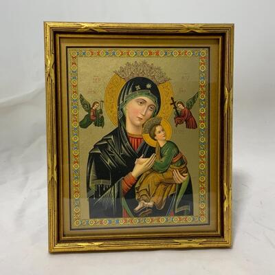 -190- Eastern Orthodox Idol | Mother Mary with Child