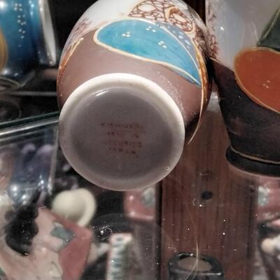 Handpainted Geisha Jars from Occupied Japan