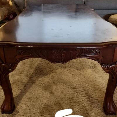 #5 Coffee table 26â…” x 52 x 18 Solid Hardwood