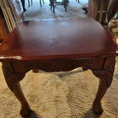 #6 Square end table 26 x 24 x 22 Solid Hardwood