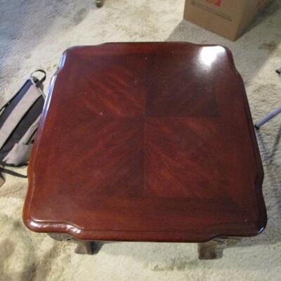 #6 Square end table 26 x 24 x 22 Solid Hardwood