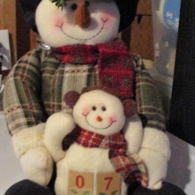#17 Two Snowmen calendar