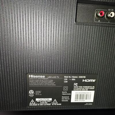 #19 2020 55"  Hisense LED LCD Television