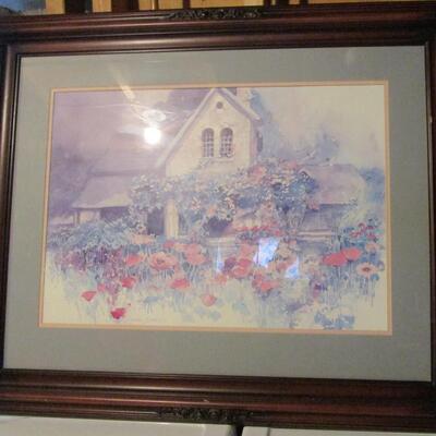 #29 Dawna Darton print framed house print