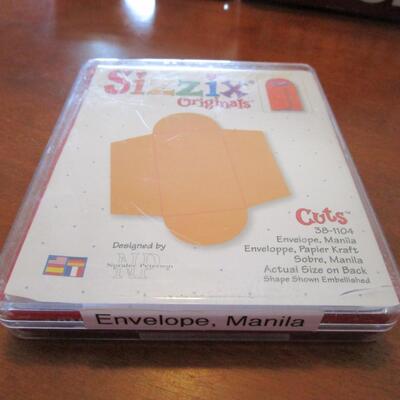 #70 Sizzix Originals, Cuts envelopes