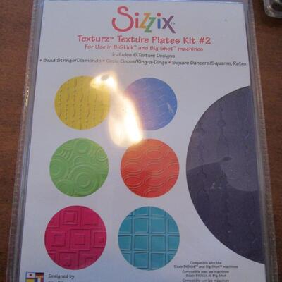 #105 Sizzix Texturz texture plates kit#2